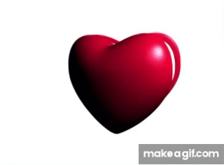 Heart locket GIF blank template 