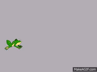 Basic Frog Jump Animation by [ Lyubomir D. Mochkov] on Make a GIF