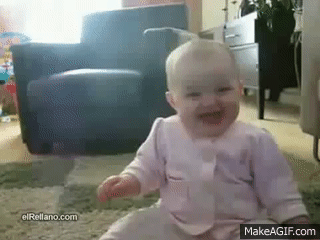 Bebe Riendo A Carcajadas On Make A Gif