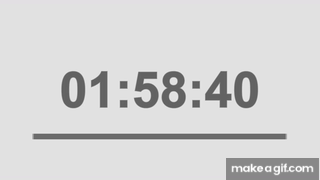 2 hour timer countdown with signal / 120 minute timer on Make a GIF