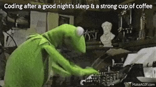 Kermit Typing Meme