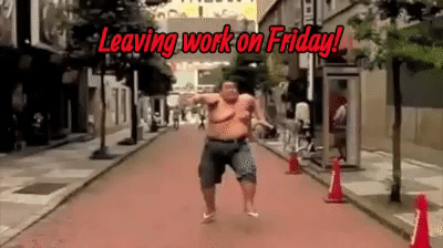 leaving work on friday