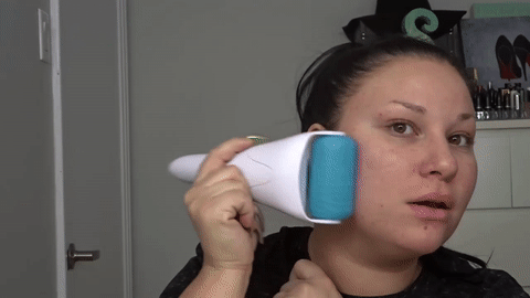 Derma Ice Roller First Impressions + Review (VAGA Shop) on Make a GIF
