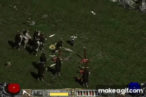 Diablo II- The Secret Cow Level on Make a GIF