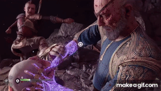 Kratos Vs Odin Fight Scene 4K - God Of War Ragnarok on Make a GIF