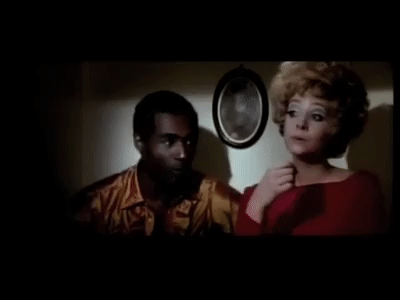 Calvin Lockhart & Geneviève Waïte in "Joanna" 1968 on Make a GIF