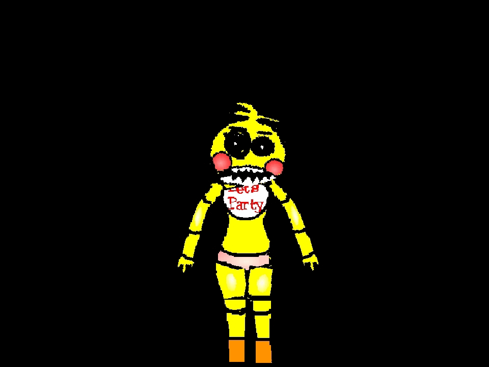 FNAF Scratch All Nights Toy Chica Jumpscare Gif On Make A GIF