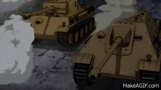 Girls Und Panzer Tiger P Last Stand On Make A Gif