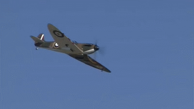 Spitfire & Hurricane Flying Display on Make a GIF