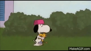 A Breve Despedida De Snoopy E Woodstock On Make A Gif