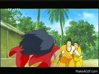 FULL Ramayana ANIMATED MOVIE - The Legend of Prince Rama (1992) Cartoon  (Ramayan Prince of Light) on Make a GIF