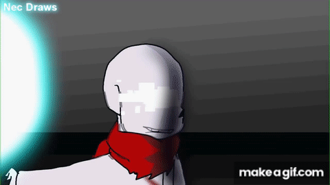 Cross!Sans (XTale) vs Geno!Sans (AfterTale) (Animation) on Make a GIF