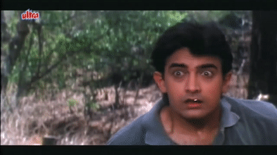 Juhi Chawla, Aamir Khan - Andaz Apna Apna - Comedy Scene 1/23 on Make a GIF