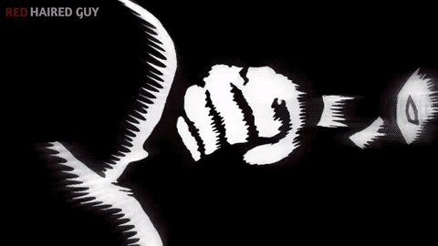 One Punch Man Saitama Vs. Garou GIF