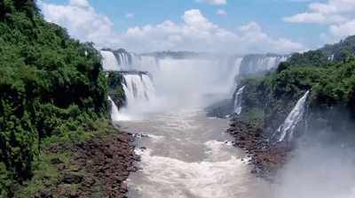 Resultado de imagen de cataratas IguazÃº gifs