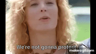 PCU We're Not Gonna Protest on Make a GIF