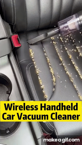 Wireless Handheld Car Vacuum Cleaner on Make a GIF