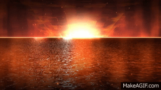 4K Golden Water Sunset Animated Wallpaper 2160P On Make A Gif