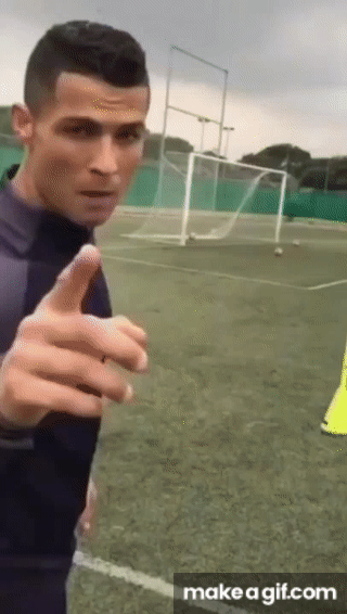 Practice makes perfect - Ronaldo SIUUU on Make a GIF
