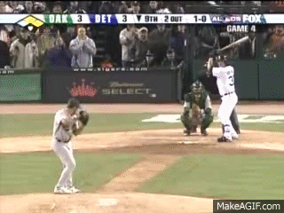 Magglio Ordonez's 2006 ALCS Walk Off Home Run! on Make a GIF