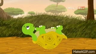 The Eagle And The Turtle - Aesop's Fables - Animated/Cartoon Tales For Kids  on Make a GIF