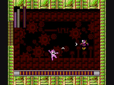 Mega Man 2 Kirby Run: Metal Man / Quick Boomerang on Make a GIF