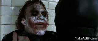 Batman el caballero de la noche - Heath Ledger - Joker (audio latino) on  Make a GIF