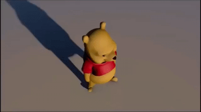 winnie the pooh dancing meme full version (original) on Make a GIF