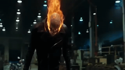 Ghost Rider First Transformation. on Make a GIF
