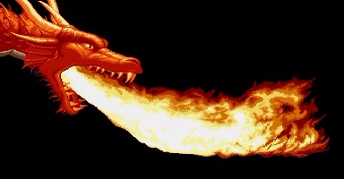 Dragon Breathing Fire on Make a GIF