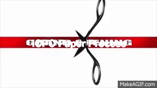 Scissors Cut Red Tape Ribbon With Grand Opening Text.. Stock Footage on  Make a GIF