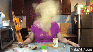 The Cinnamon Challenge ... by GloZell and her Big Behind ...