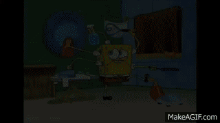 Example of multitasking , Spongebob on Make a GIF
