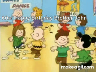 Happy Birthday Peanuts Style 1 Dance Party On Make A Gif