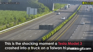 Tesla on Autopilot Crashes into Overturned Truck on Busy Highway in ...