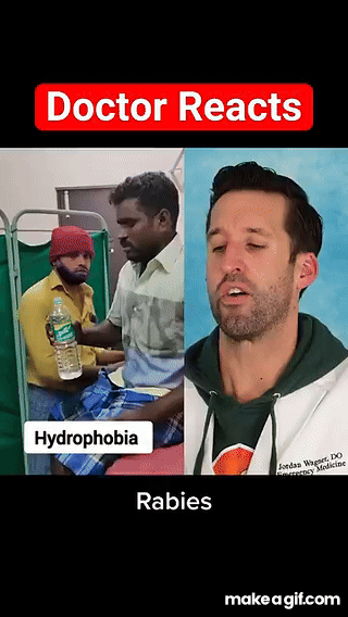 ER Doctor REACTS to Rabies in Humans on Make a GIF