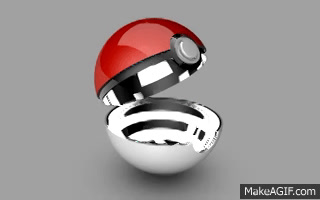 POKEBALL ANIMATION Cinema 4D on Make a GIF