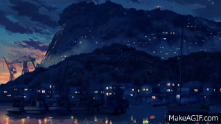 Beautiful Anime Scenery【AMV】- Yoake (Dawn) [HD] UltraHD 720p animated gif