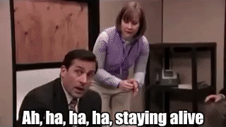 The Office - Staying Alive! on Make a GIF