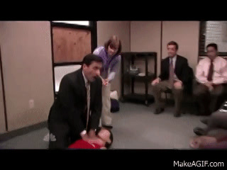 The Office - Staying Alive! on Make a GIF