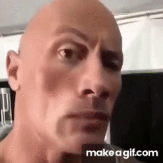 The Rock Raising Eyebrow Meme [1 Hour] on Make a GIF