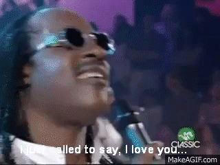 Stevie Wonder - I Just Called To Say I Love You (Live in London, 1995) on  Make a GIF