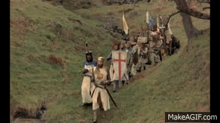 Monty Python - Holy Grail French Taunting on Make a GIF.