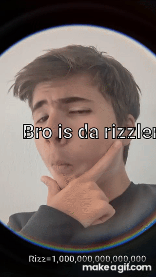 Sick rizz boi on Make a GIF