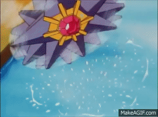 Pokemon: Starmie Tribute (Bring back Starmie in the Anime) on Make a GIF