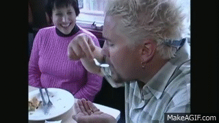 Guy Fieri Eating In Reverse On Make A Gif Guy Fieri Eating In Reverse On Make A Gif