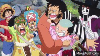 One Piece 768 Funny Momonosuke Grabs Nami And Nico Robin Boobs Sub Eng On Make A Gif