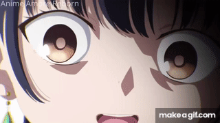 Yamada Turns Into Yandere Mode | The Dangers in My Heart on Make a GIF