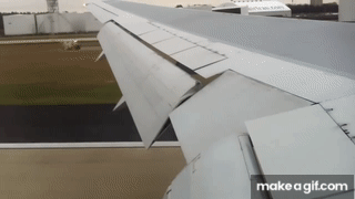 See how the flaps work during takeoff and landing on Make a GIF