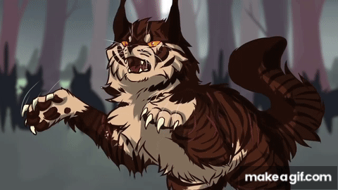 tigerstar vs scourge - warrior cats animation 
